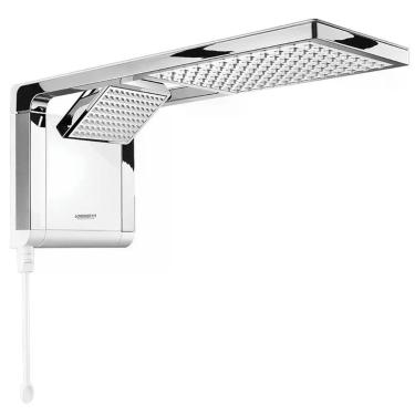 Imagem de Chuveiro Acqua Duo Branco Cromado 220v 6800w - 7510102 - Lorenzetti Chuveiro Acqua Duo Bco 220v 6800w Crom. 7510102