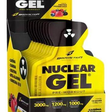 Imagem de NUCLEAR GEL PRE WORKOUT CAIXA 10 UNIDADES Frutas vermelhas - BODYACTIO