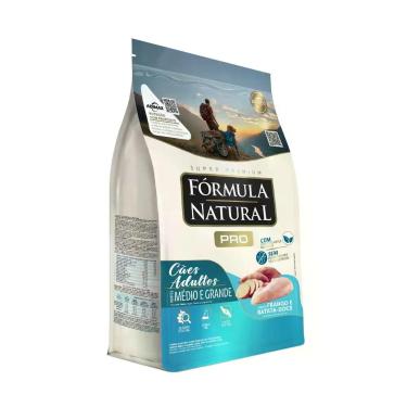 Imagem de Ração Fórmula Natural Pro Cães Adultos Porte Médio e Grande 15kg Adima