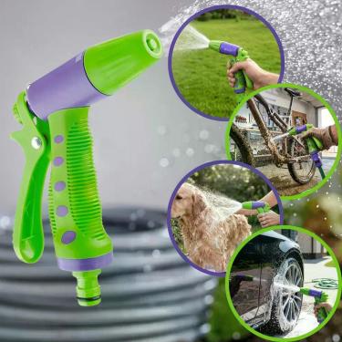 Imagem de Kit 10 Esguicho Pistola 3 Funções Ajustável Planta Carro Jardim Mangue