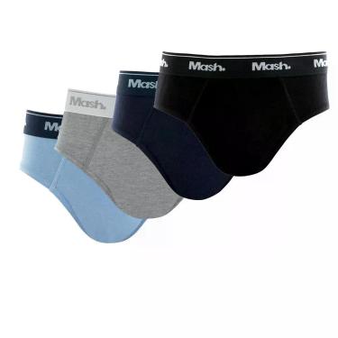 Imagem de Cueca Slip Mash 193.01 Infantil Fibra Natural 100% Algodão, Sortido, M