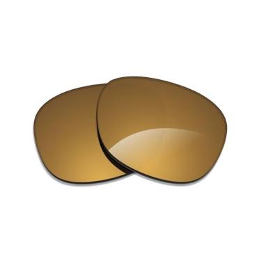 Imagem de Alphax Lentes de reposição Flare Gold espelhadas Elite polarizadas para óculos de sol Ray Ban RB3183 63 mm