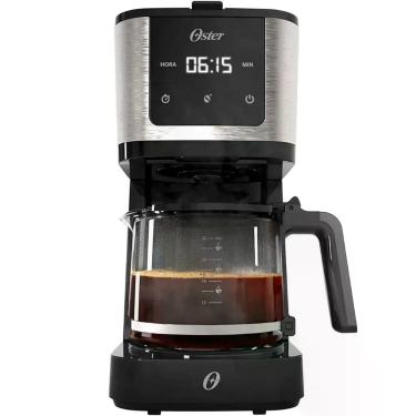 Imagem de Cafeteira Programável Oster 30 Café Inox 1,2L 30 Xícaras Preto 110V