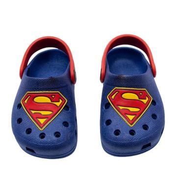 Imagem de Babuche Infantil Menino Croks infantil Menino Logo Super Man - RAE, 29