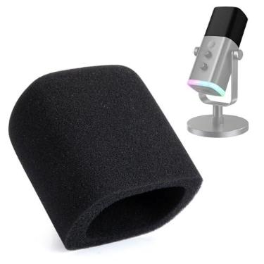 Imagem de YOUSHARES Microfone de espuma compatível com microfone Fifine AM8 USB para gravação, podcasting, filtro pop de microfone