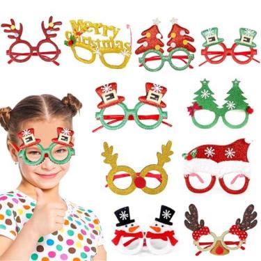 Imagem de Armarinhos de Lentes com Glitter Acessórios para Cabine Fotos Festa Suprimentos Decoração e Fantasia Jogo Feriado Óculos Sol Novos Adultos Presentes Divertidos