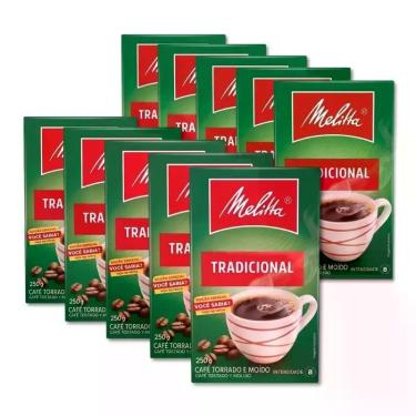 Imagem de Café Moído Melitta Tradicional a Vacuo Kit 10 Pacotes 250g