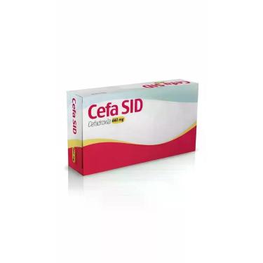 Imagem de Cefa Sid 660 Mg 10 Comprimidos Antimicrobia Cães Gato Vansil - Congrat