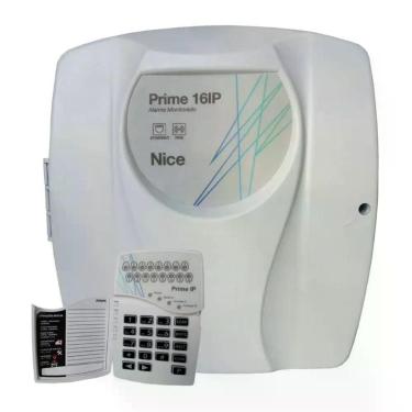 Imagem de Central de Alarme Monitorado Prime Genno 16 Ip com 16 Zonas e Bivolt