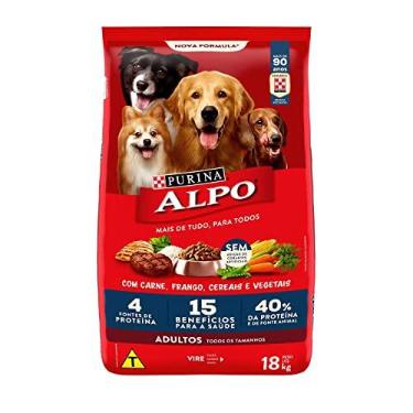 Imagem de Ração para Cães Adultos Alpo, Carne Grelhada com Vegetais, 18kg