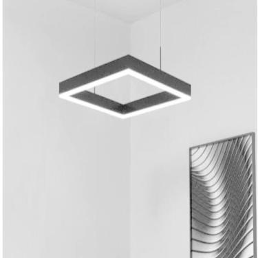 Imagem de Luminária Squadra Pendente 30x30cm Led 110v ou 220v Moderna - REDTUN, 