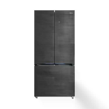 Imagem de Geladeira Midea Multidoor Frost Free Inverter 672L com Space Master Smarthome MDRM905MMDDX3 Inox Bivolt