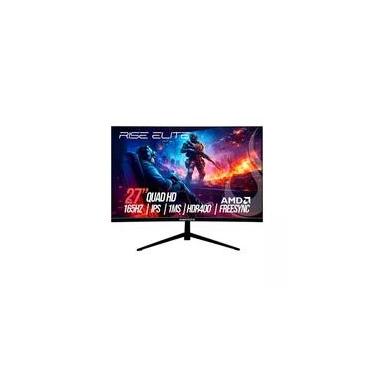Imagem de Monitor Gamer Rise Mode Elite 27", QHD, 165Hz, 1ms, IPS, FreeSync, HDR 400, HDMI e DisplayPort, sRGB 99%, Preto - RM-MOG-27F1652K-B