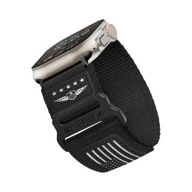 Imagem de Pulseira De Nylon Esportiva De 49mm 45mm 46mm 44mm Para Apple Watch Ul