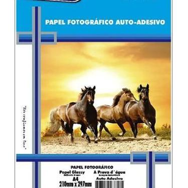 Imagem de Papel Fotográfico Glossy Auto-adesivo 130 G/m2 A4 20 Folha - Sem marca