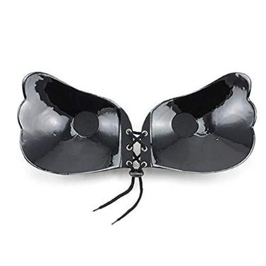 Imagem de Sutiã invisível push-up sem alças de silicone frente única autoadesivo da dds5391 – Nude