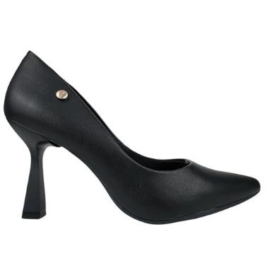 Imagem de Scarpin Conforto Firezzi Florida Salto Alto Taça Bico Fino (Preto, BR, Adulto, Numérico, 38)