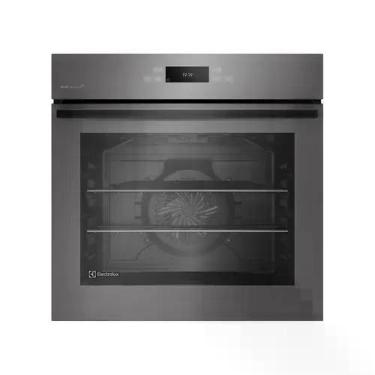 Imagem de Forno de Embutir Elétrico 80L Electrolux Expert Função Pizza, VaporBake e Wi-Fi Cinza (OE8EP) - 220V