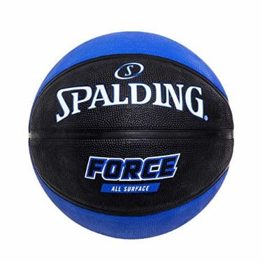 Imagem de Bola Basquete Spalding Force, preto e azul, 7