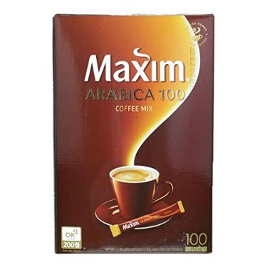 Imagem de Café Pronto Solúvel Coffee Maxim Coreano Arábica - 100 Sachês