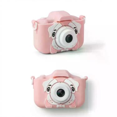 Imagem de Câmera Digital Fotográfica Infantil Rosa Brinquedo Educativo e Interat