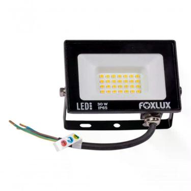 Imagem de Refletor Led 30w 3000k Preto Bivolt Foxlux
