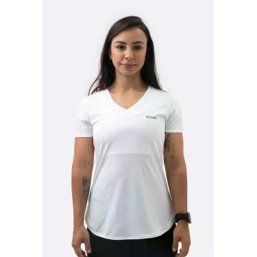 Imagem de Camiseta Dry fit Feminina Branca HUPI Smart, XG, Branco