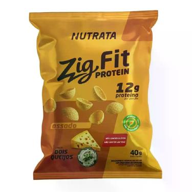 Imagem de Zig Fit Salgadinho Proteico Sabor Dois Queijos - Nutrata 40g