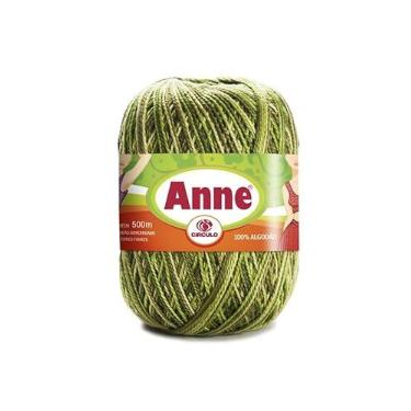Imagem de Linha De Crochê E Tricô - Anne 500 - Cores Mesclas - 500 Metros - 100% Algodão - Círculo