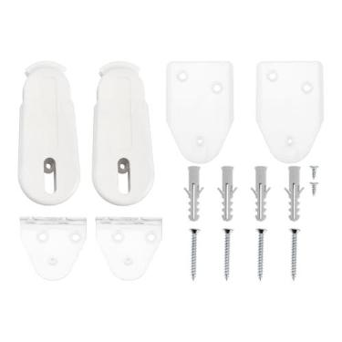Imagem de The Lord of the Tools 2 conjuntos de cortinas tensores de cordão compatíveis com Hunter Douglas compatível com nivelador necessário em painéis de persiana e tratamento de janela branco