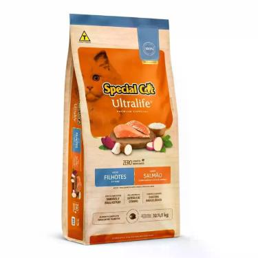 Imagem de Ração Special Cat Ultra Filhotes Salmão 10,1kg Premium Especial para G