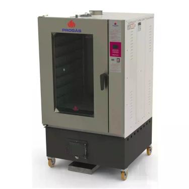 Imagem de Forno Turbo A Lenha Progás 10 Esteiras Fornalha Frontal Prtlf-10000st