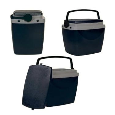 Imagem de Caixa Térmica Cooler 18 Litros Suporta 24 Latas - Mor Verão Praia Piscina Lazer(Preta)