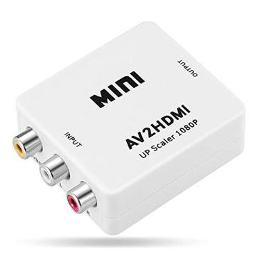 Imagem de Adaptador Conversor AV RCA para HDMI Escalonamento Hardware Full HD