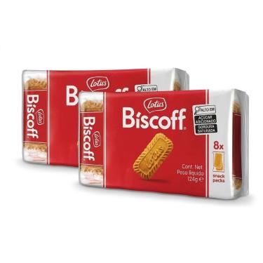 Imagem de Biscoito Biscoff Bolacha Lotus 8 Pacotes Com 2un - 2 Pcts