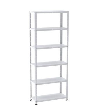 Imagem de Estante de Aço com 6 Prateleiras Linha Light 1,80 M Branco - Pandin