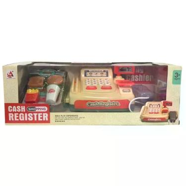 Imagem de Caixa Registradora Infantil com Acessórios de Lanchonete - BBR Toys