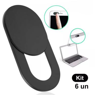 Imagem de Kit 6x Tapa Tampa Bloqueador Câmera Webcam Cover Anti-Espião Notebook 