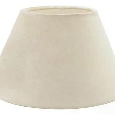 Imagem de Cúpula para abajur luminaria 10x19x11cm Tecido Algodão Soquete naciona
