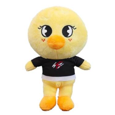 Imagem de VogueMing 20cm Kpop Stray Kids SKZOO Plush Baby Toys Felix-BbokAri Idol Star Cartoon Stuffed Doll with T-Shirt