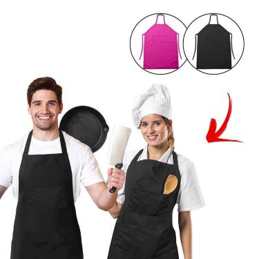 Imagem de Avental para Cozinha / Churrasco em Oxford - Artipé, Preto, Único
