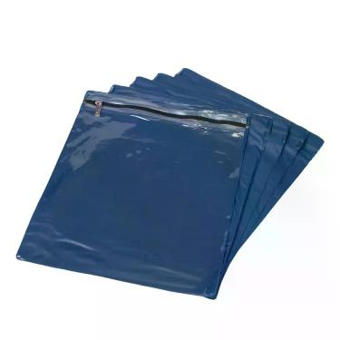 Imagem de Kit 5 Peças Saco Organizador Impermeável com Zíper e Visor Transparent