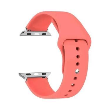 Imagem de Pulseira De Silicone Para Apple Watch 44mm 45mm 40mm 41mm 42-38mm, Bra