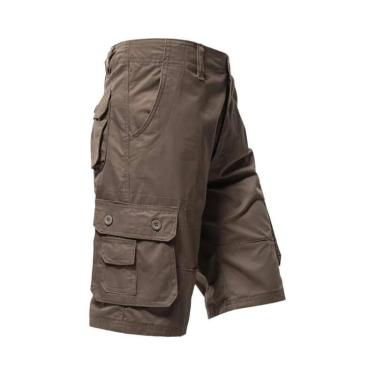 Imagem de Bermudas Cargo Masculinas Tamanho Grande Esportivas Hip Hop Streetwear