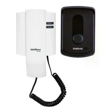 Imagem de Porteiro Elétrico Residencial Intelbras IPR 8010 - Preto e Branco
