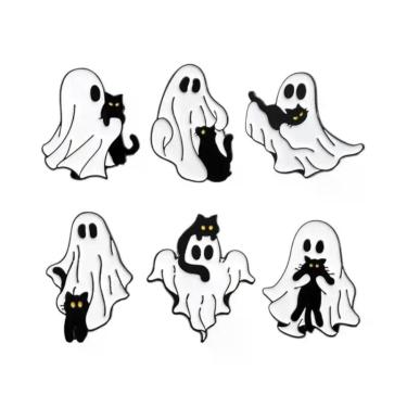 Imagem de Pins De Esmalte, Broches E Distintivos De Lapela Com Temas De Gato Fan