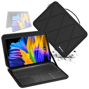 Imagem de Capa protetora rígida de EVA Smatree compatível com notebook ASUS Zenbook 14 Flip OLED de 14 polegadas (UP3404) (X8244)