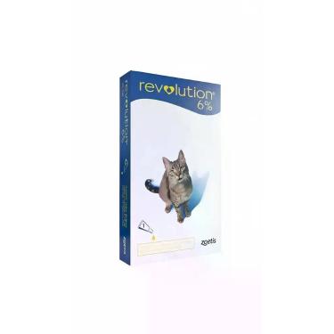 Imagem de Kit 2 Revolution Gatos De 2,6kg A 7,5 Kg Zoetis C/ 3 Pipetas - Congrat
