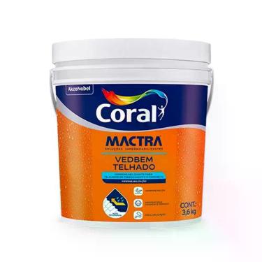Imagem de Tinta Borracha Liquida Impermeabilizante Emborrachada Coral Mactra 3,6