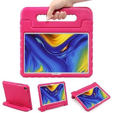Imagem de Capa Infantil Maleta Compatível Para Samsung Galaxy Tab S6 Lite 10.4'' P615 P610 P617 P619 P620 P625 ROSA, EVA, Emborrachada, Leve
